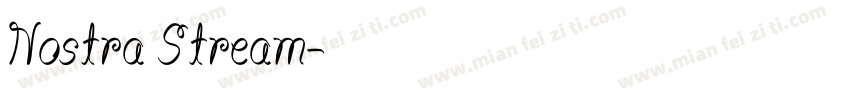 Nostra Stream字体转换